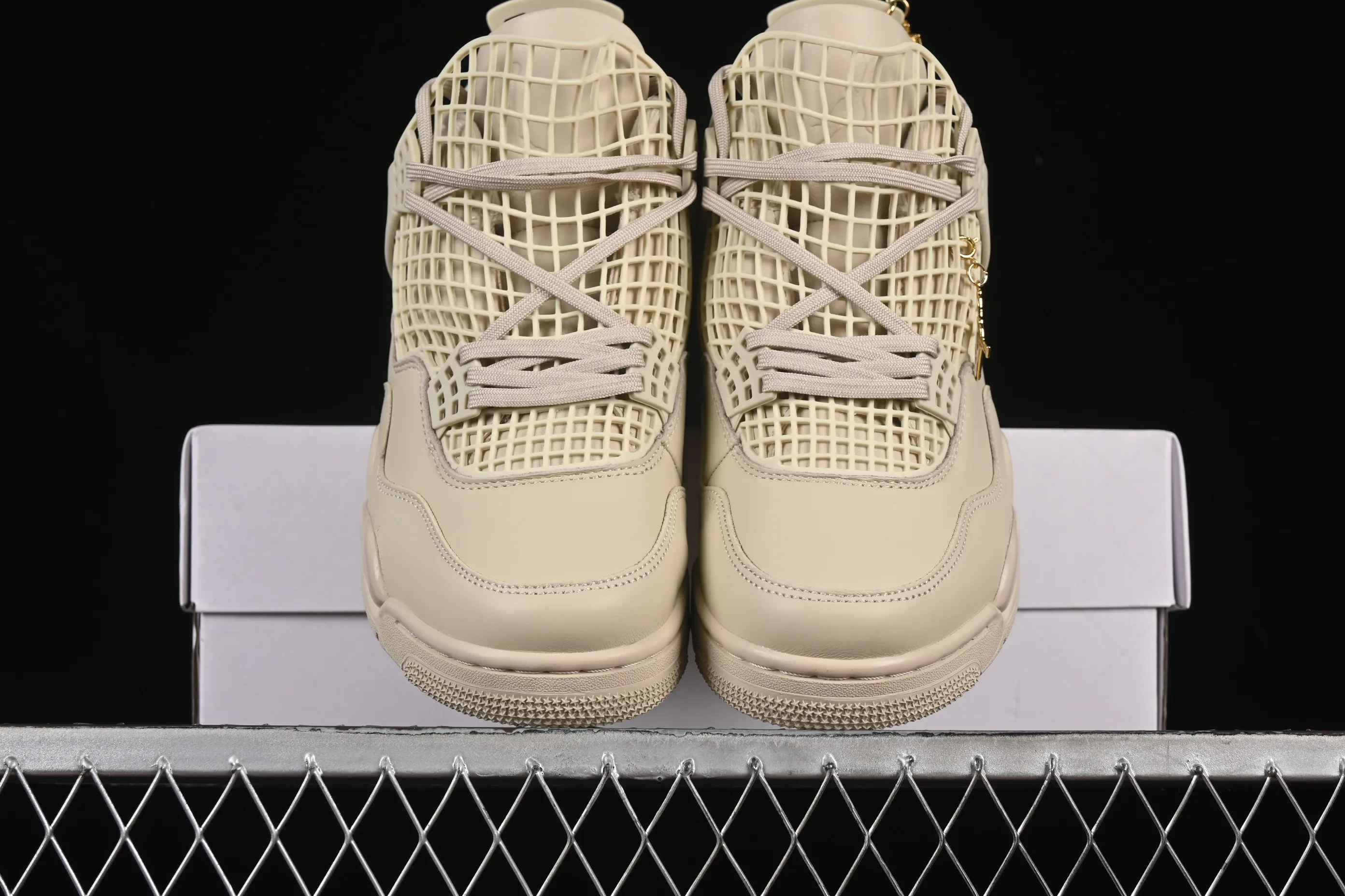 All categories Air Jordan Jordan series basketball shoes Air Jordan 4 Air Jordan 4 NET "Rattan" AJ4 Joe 4 soft and elegant rattan color cultural basketball shoes FN7251-200